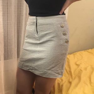 Pinstripe jcrew skirt